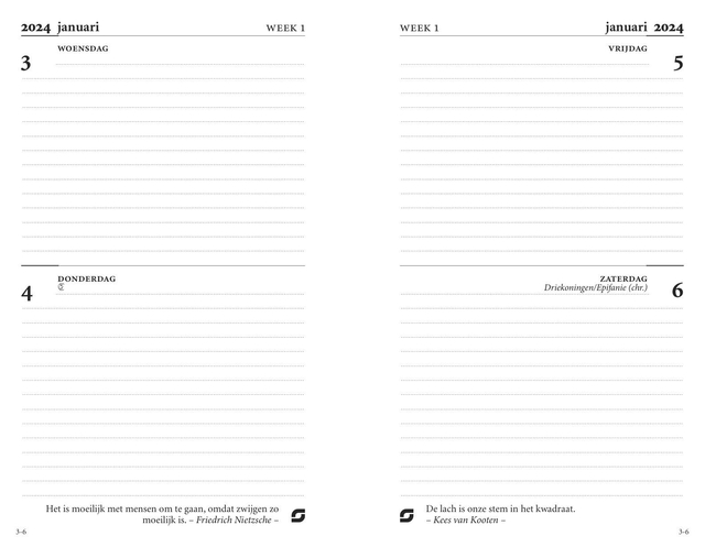 Agendavulling 2027 Succes Mini 4dagen/2pagina's — Foto 2 von 2