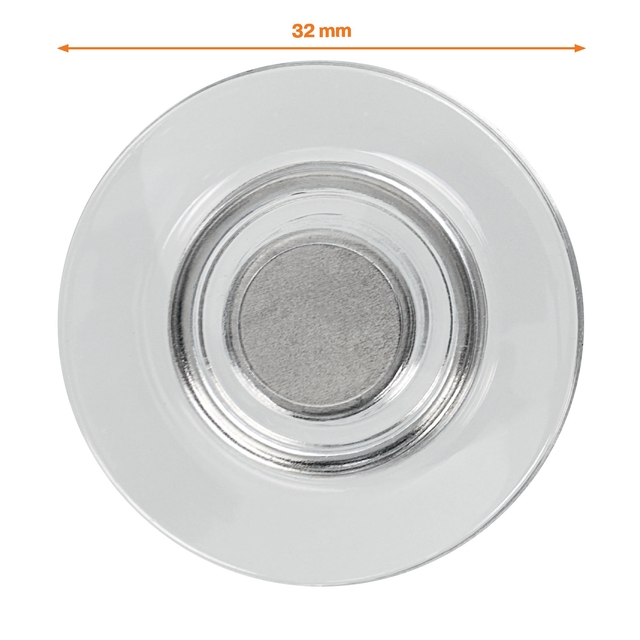 Glasbordmagneet Nobo extra sterk 32mm 10 stuks — Foto 2 van 2
