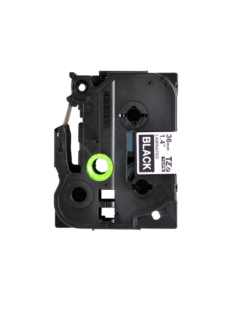 Labeltape Brother P-touch TZe-365 standaard 36mm wit op zwart — Foto 2 von 2