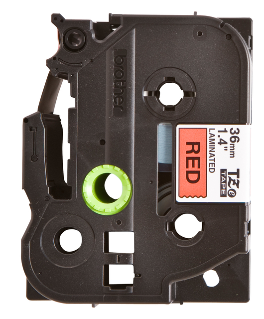 Labeltape Brother P-touch TZe-461 standaard 36mm zwart op rood — Foto 2 von 2