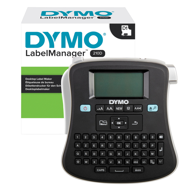 Labelprinter Dymo LabelManager 210D+ draagbaar azerty 12mm zwart — Foto 2 von 3