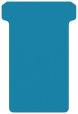 T-kaart Djois formaat 2 48mm blauw 100 stuks