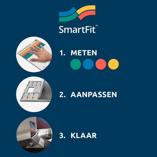 Monitorarm Kensington SmartFit ruimtebesparend dubbel — Foto 2 van 2