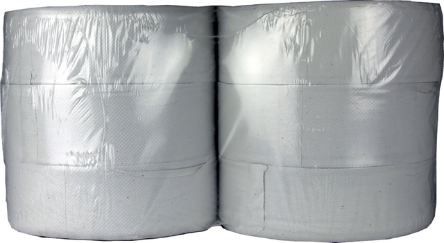 Toiletpapier Cleaninq T1 jumbo groot 2-laags 6x380m wit — Foto 2 von 2