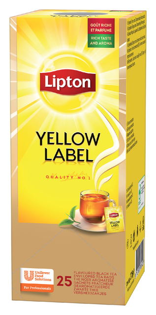 Thee Lipton yellow label 25x1.5gr — Foto 2 von 2