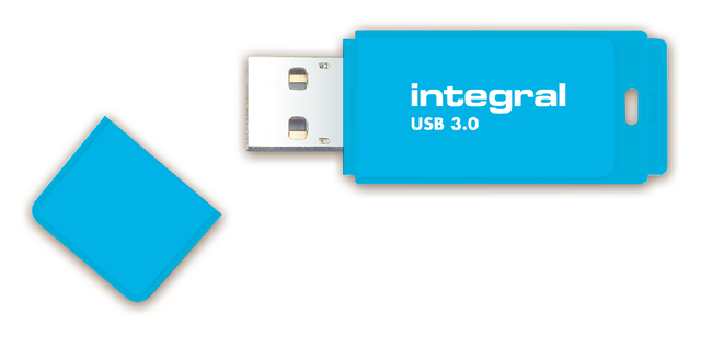 USB stick 3.0 Integral Neon USB-A 128GB blauw — Foto 2 von 2
