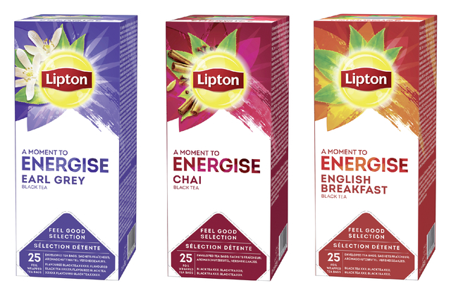 Thee Lipton Energise English breakfast 25x1.5gr — Foto 2 von 2