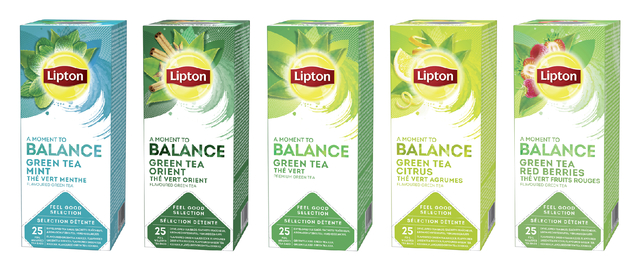 Thee Lipton Balance green tea mint 25x1.5gr — Foto 2 von 2