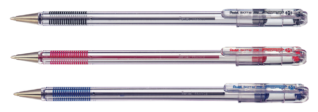 Balpen Pentel BK77 fijn rood — Foto 2 von 2