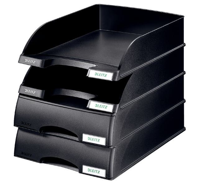 Brievenbak Leitz Plus met lade A4 maxi zwart — Foto 2 von 2