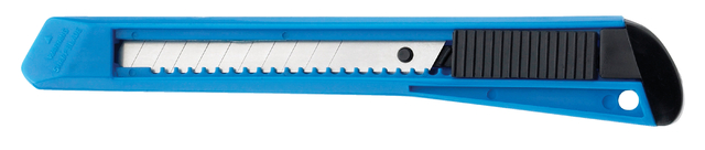 Snijmes Westcott Office 9mm met schuifsluiting blauw