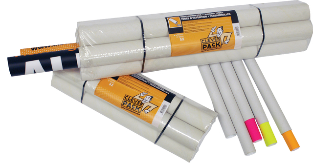 Verzendkoker CleverPack A0 850x50x1.5 met doppen wit pak à 5 stuks — Foto 2 von 2