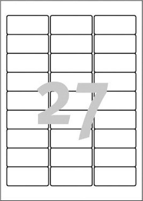 Naambadge etiket Avery L4784-20 63.5x29.6mm zk 540 stuks — Foto 2 von 2