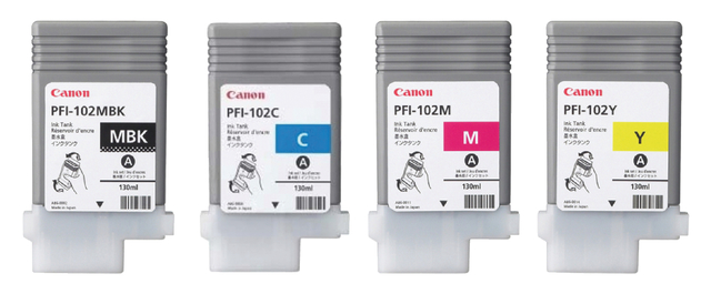 Inktcartridge Canon PFI-102 mat zwart — Photo 2 sur 2