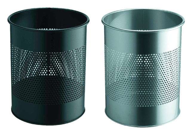 Papierbak Durable 3310-01 15 liter 165mm perforatie zwart — Foto 2 von 2