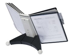 Bureaustandaard Durable 5632 Sherpa met 10-tassen zwart/grijs