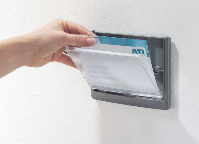 Deurbordje Durable Click sign 149x52,5mm grafiet — Foto 2 van 2