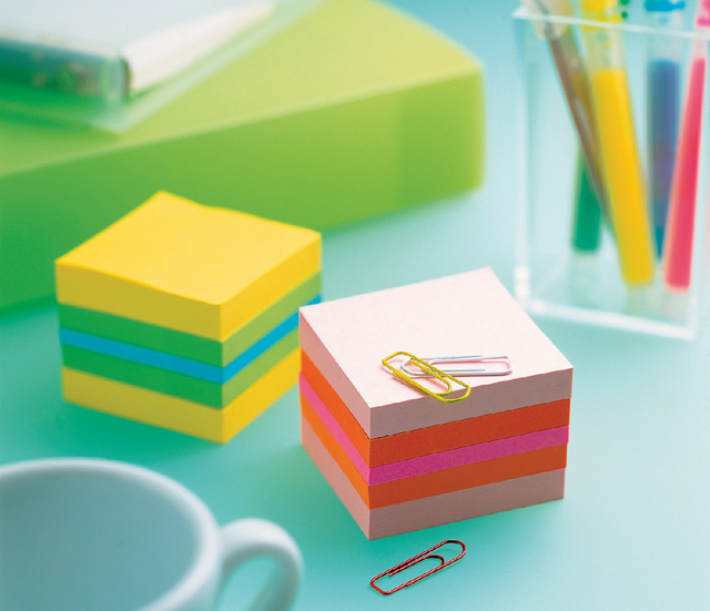 Memoblok Post-it 2051 51x51mm kubus lemon — Photo 2 sur 2