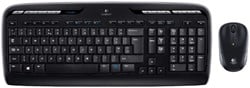 Toetsenbord Logitech MK330 Qwerty +muis zwart