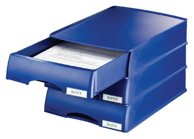 Brievenbak Leitz Plus met lade A4 maxi blauw — Foto 2 von 2