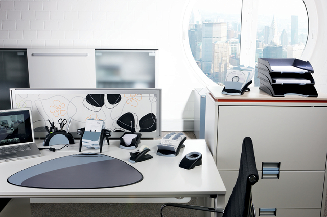 Visitekaartenmolen Durable Vegas Visifix incl 200 hoesjes zwart — Photo 2 sur 2