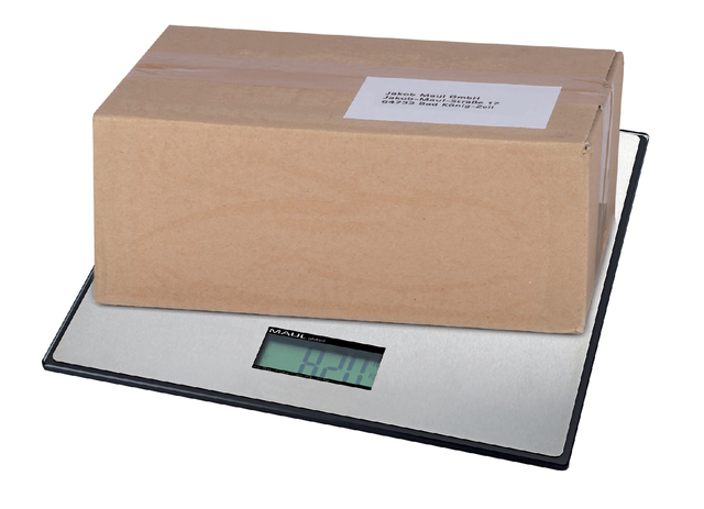 Pakketweger MAUL Global 50kg metalen plateau 32x32cm inclusief batterij zwart — Foto 2 von 2