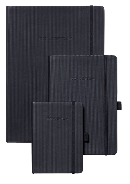 Notitieboek Sigel Conceptum Pure A4 lijn zwart — Photo 2 sur 2