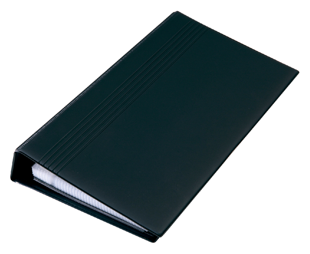 Visitekaartringband Sigel VZ300 voor 200 kaarten 90x58mm kunststof zwart — Photo 2 sur 2