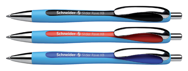 Balpen Schneider Slider Rave extra breed donkerblauw — Photo 2 sur 2
