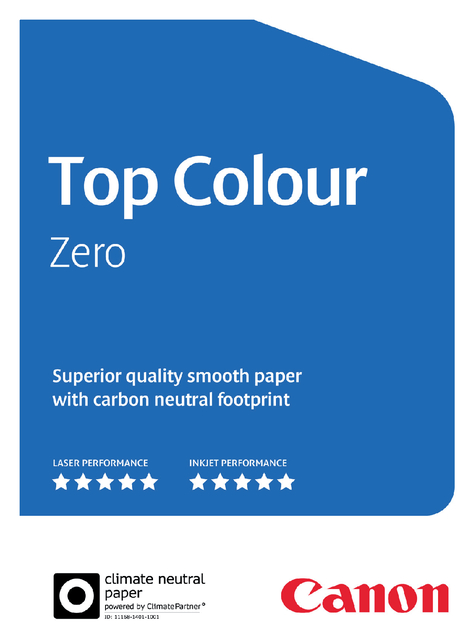 Laserpapier Canon Top Colour Zero A4 160gr wit 250 vel — Foto 2 van 2