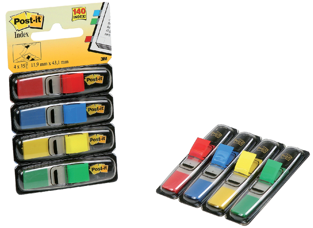 Indextabs Post-it 6834 11,9x43,1mm assorti 140 tabs — Photo 2 sur 2