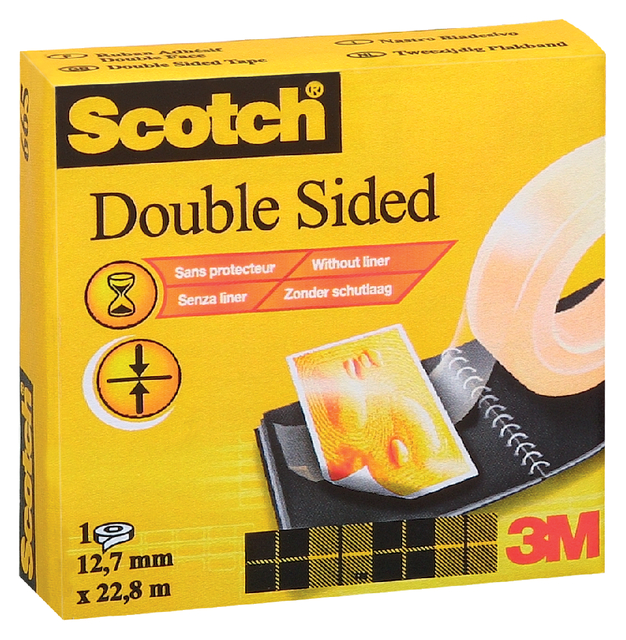 Plakband Scotch 665 12mmx22.8m dubbelzijdig — Foto 2 von 2