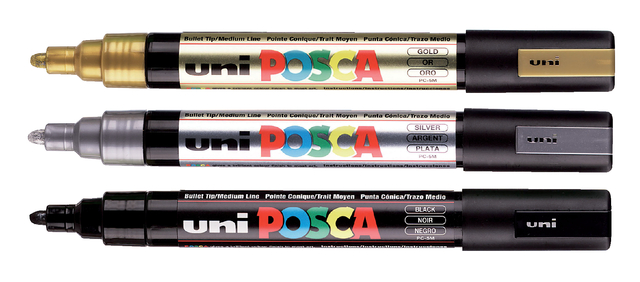 Paintmarker Uni POSCA PC1MR extra fijn zonnegl — Foto 2 von 2