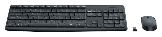 Toetsenbord Logitech MK235 Qwerty +muis zwart — Foto 2 van 2