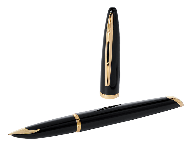 Vulpen Waterman Carene Sea black lacquer GT medium — Foto 2 van 2