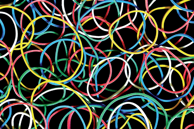 Elastiek Standard Rubber Bands 18 50gr 94 stuks assorti — Foto 2 von 2