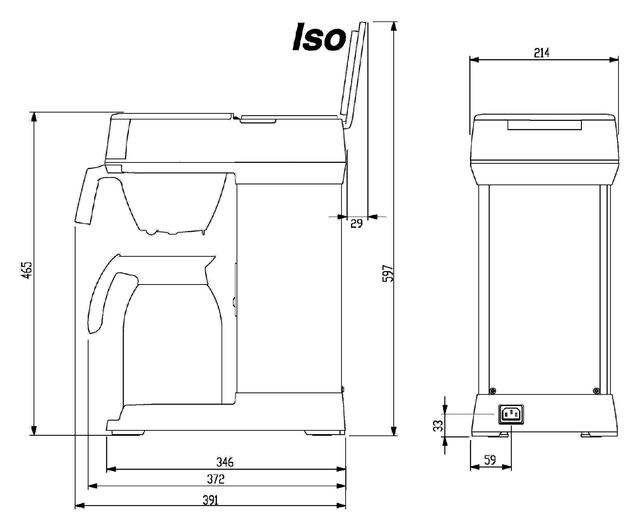 Koffiezetapparaat Bravilor Iso inclusief thermoskan — Photo 2 sur 2