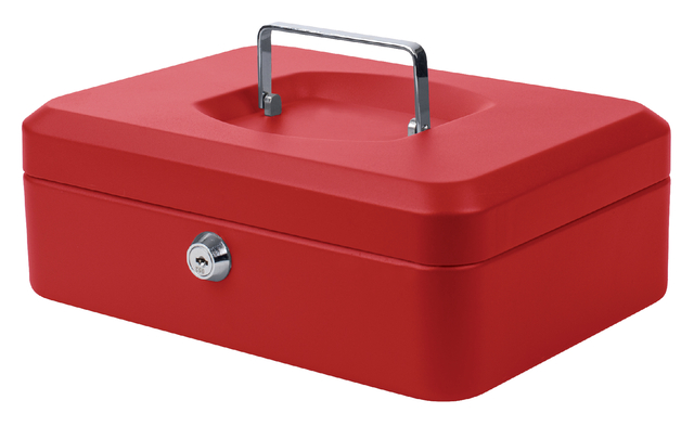 Geldkist Pavo 250x180x90mm rood — Foto 2 von 2