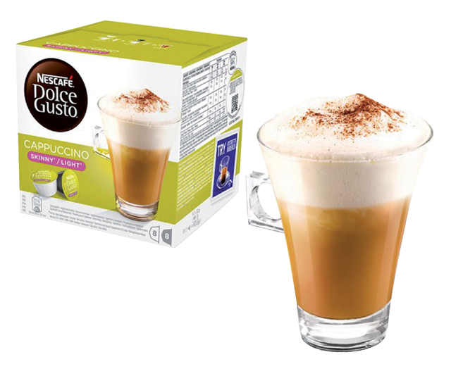 Koffiecups Dolce Gusto cappuccino light 16 stuks voor 8 kopjes — Foto 2 van 2