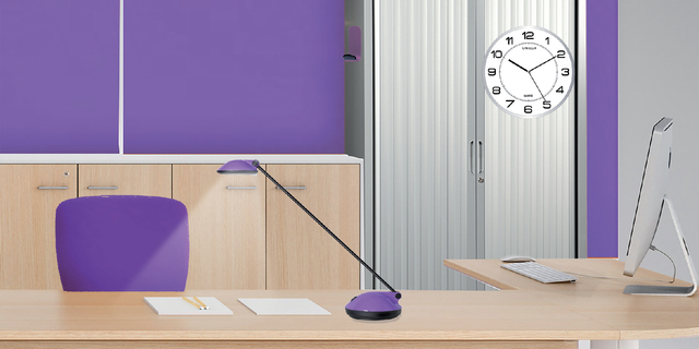 Wandklok Unilux Magnet Ø 30.5cm lichtgrijs/wit — Foto 2 von 2