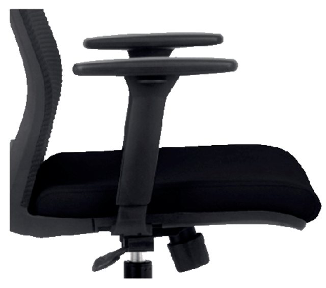 Bureaustoel Euroseats Evora zwart — Foto 2 von 2
