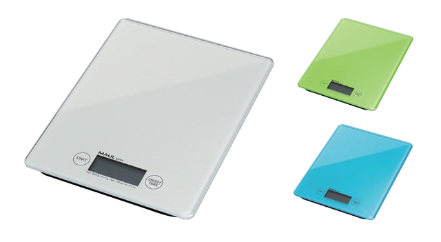 Briefweger MAUL Gloss tot 5000 gram glazen plateau inclusief batterij wit — Foto 2 von 2