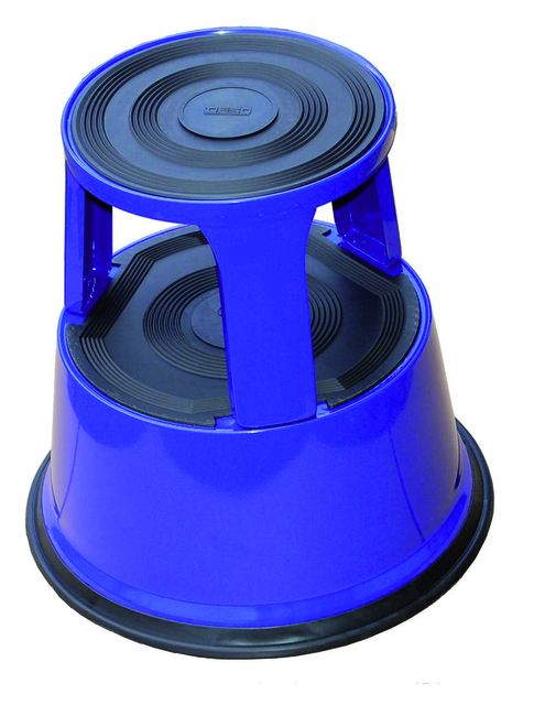 Opstapkruk Desq 420mm metaal blauw — Foto 2 van 2