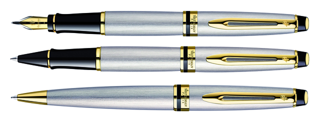 Balpen Waterman Expert stainless steel GT medium — Photo 2 sur 2