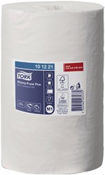 Poetspapier Tork Wiping plus minirol M1 2 laags centerfeed 74,9m wit  101221