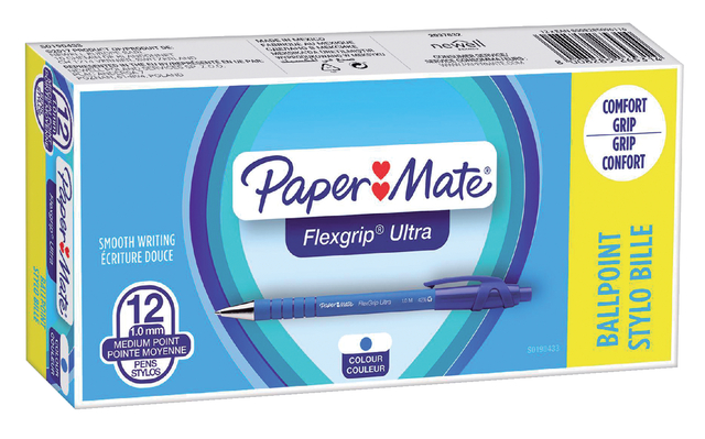 Balpen Paper Mate Flexgrip Ultra medium blauw — Foto 2 von 2