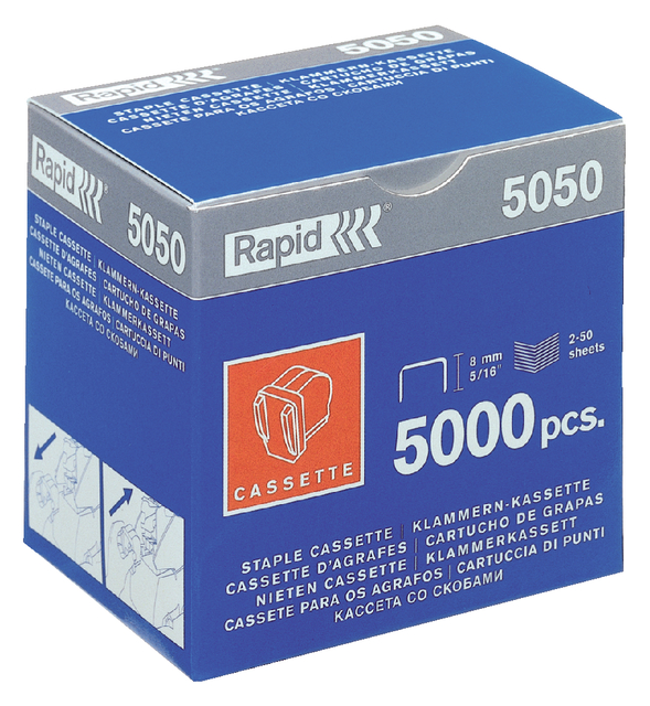 Nietcassette Rapid 5050 5000 stuks — Photo 2 sur 2