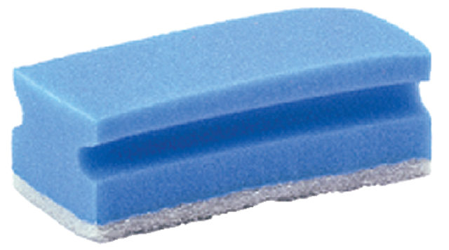 Schuurspons Cleaninq met greep 140x70x42mm blauw/wit 5 stuks — Foto 2 von 2