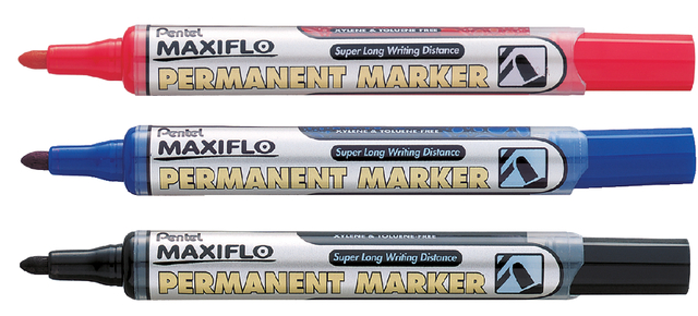 Viltstift Pentel NLF50 Maxiflo rond 1mm rood — Foto 2 von 2