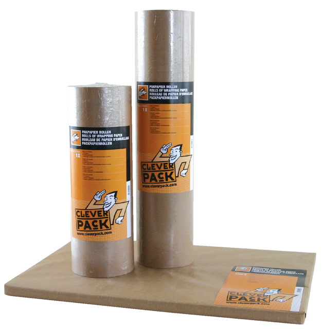 Inpakpapier CleverPack kraft 70gr 500mmx220m — Foto 2 von 2